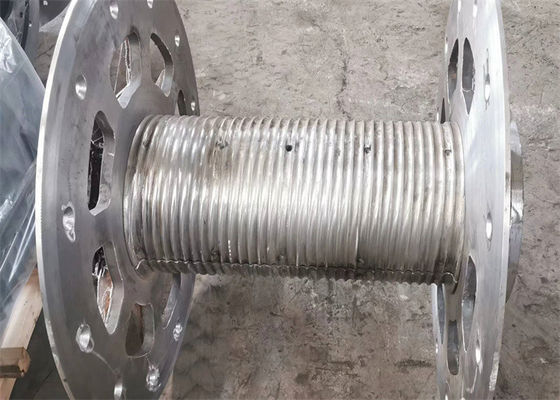 200m Wire Rope Cable Winch Drum With Lebus Sleeves For Rig Drawworks