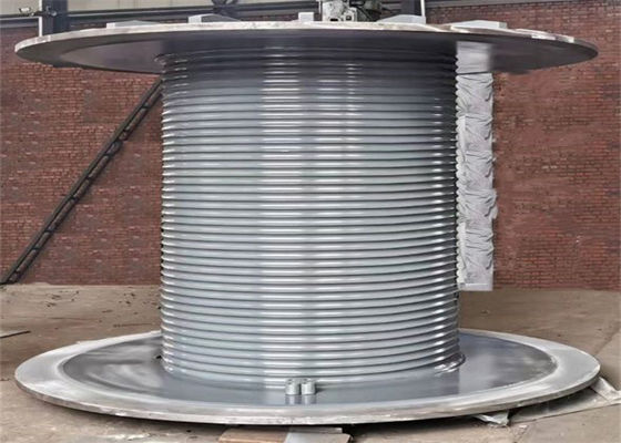 Customized Grooved Winch Drum with 0.2-0.5 Inch Groove Depth