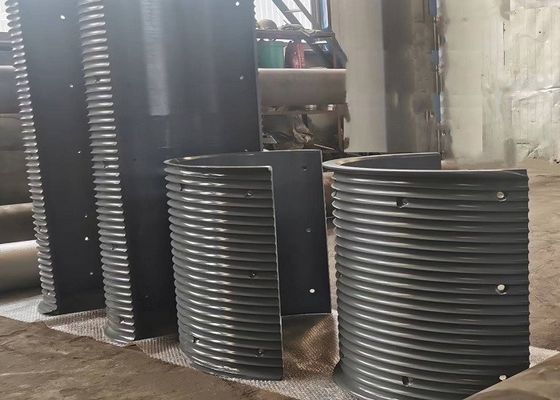 1860mm Crane Grooved Drum Sleeves Used To Winding Wire Rope Without Disorder