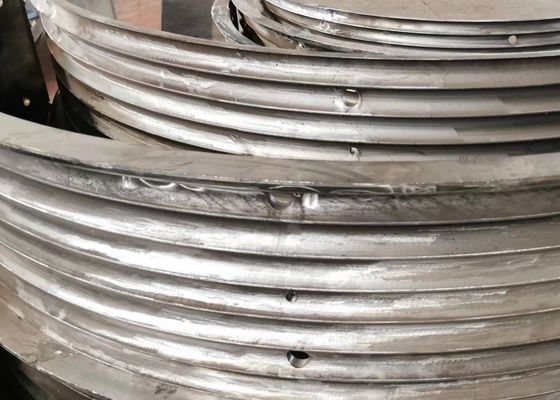 Split Type Lebus Grooved Drum Sleeves Weld To Smooth Winch Drum