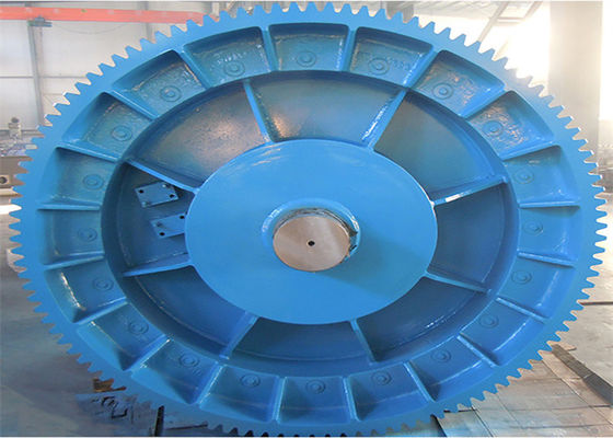 1-30 Tons Electric Winch Parts Steel Cable Drum With Lebus Grooved Sleeves