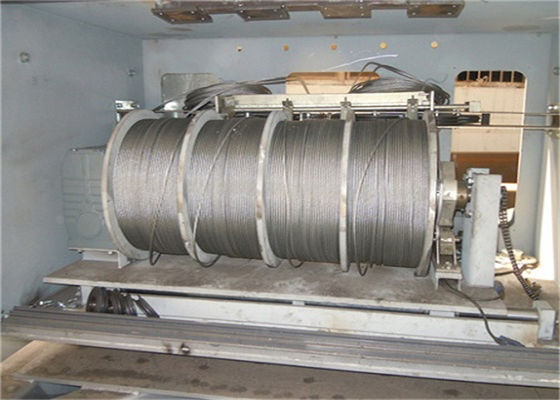 Oil Drilling Rig Grooved Winch Drum Multi Coil With Rope Guide