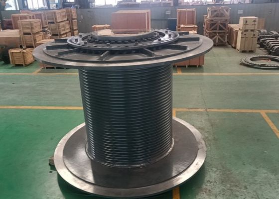 Lebus or Spiral Groove Type Grooved Winch Drum with 5-80 Grooves and 3-200 Mm Rope Diameter