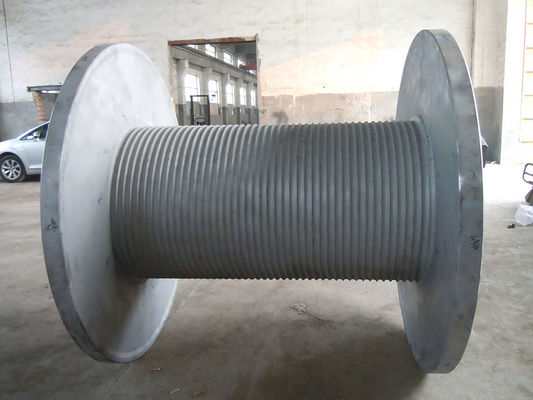 Durable Alloy Steel Winch Drum Sleeves With Lbs Rope Groove
