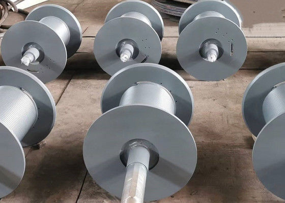 10-10000 M Rope Length Grooved Winch Drum Lebus Gearmatic 5-80 Groove Number