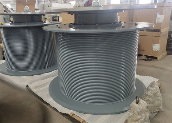Variable Speed Heavy Duty Anti Corrosion Steel Cable Winch Drum