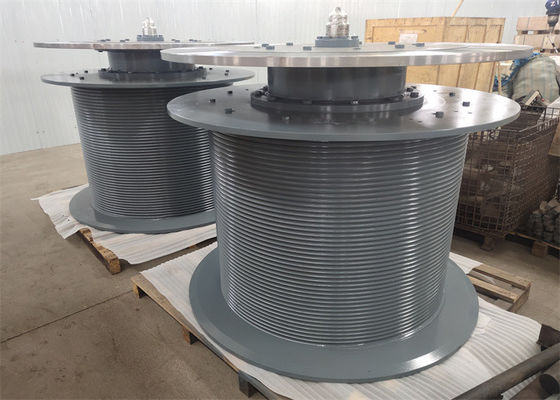 Variable Speed Heavy Duty Anti Corrosion Steel Cable Winch Drum