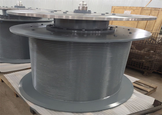 Variable Speed Heavy Duty Anti Corrosion Steel Cable Winch Drum