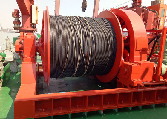 Steel Q355D Winch With Spooling Device