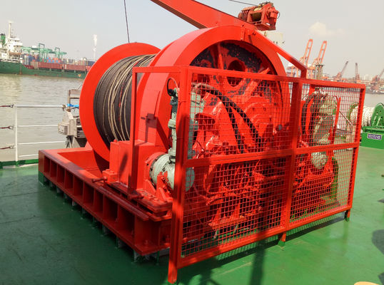 Steel Q355D Winch With Spooling Device