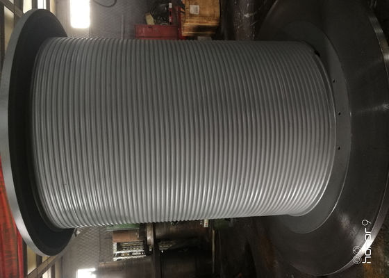 LBS Grooved 350mm Diameter Winding Drum For Hoisting Winch
