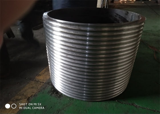 Hot Dip Galvanized Steel Lebus Grooved Sleeves Prevent Damage Winch Drum
