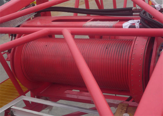 Multilayer Grooved Drum Electric Cable Pulling Winch Hydraulic System