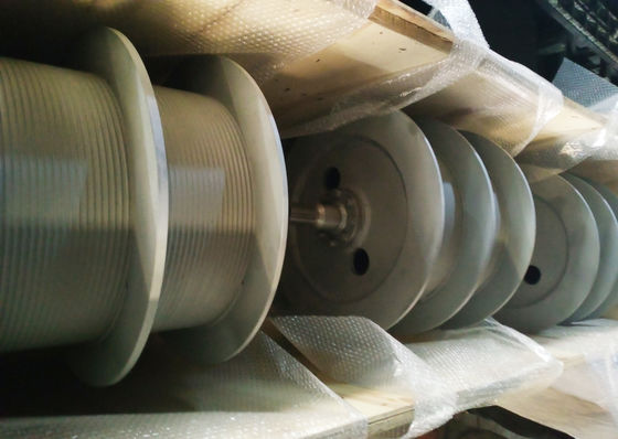 High Polymer 730mm Dia Grooved Cable Winding Drum For Oil Workover Rig