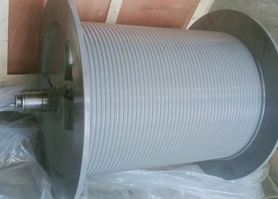 Customized LBS Grooved Winch Drum Machined Steel Drum 3-80mm For Offshore