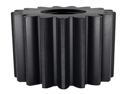 Customized Cylindrical Steel Gear Wheel Quenching Black Color