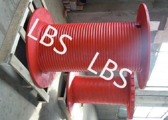 Multilayer Grooved Drum Electric Cable Pulling Winch Hydraulic System