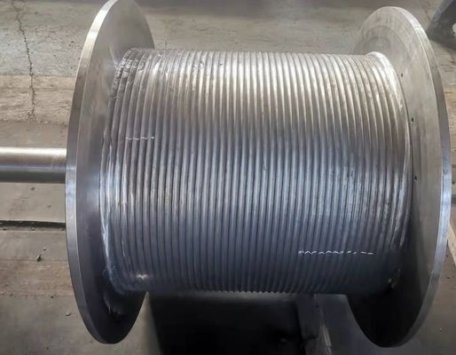 1-150 Mm Groove Pitch Grooved Winch Drum for 10-10000 M Rope Length in Heavy-Duty Applications