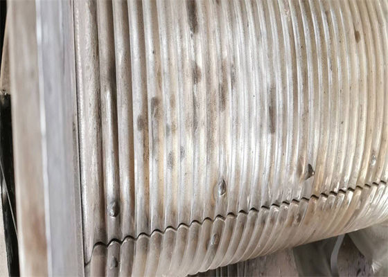 Smooth Rope Winch Drum Covered Lebus Grooved Split Sleeves For Oil Well Drawworks